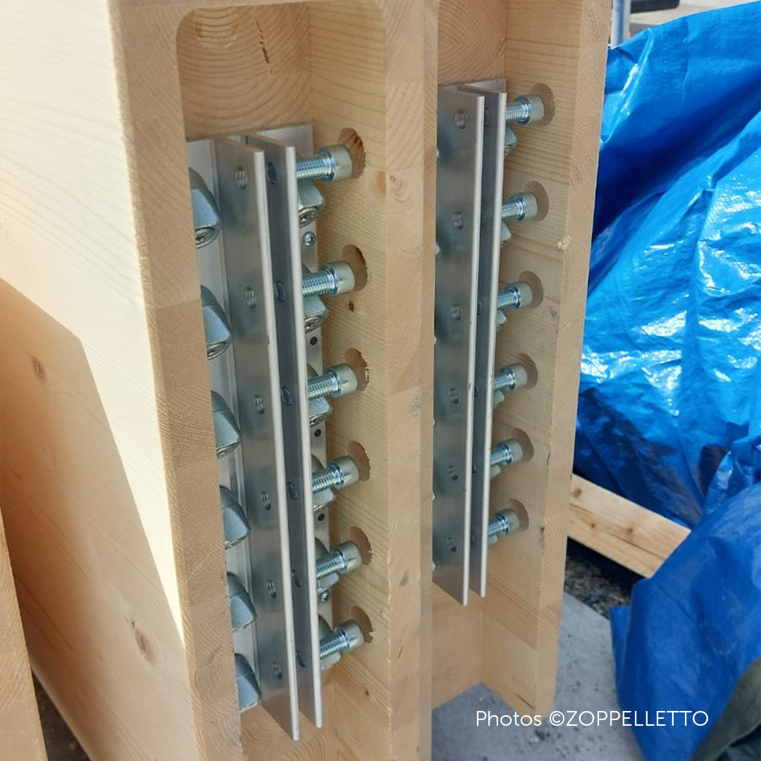 ALUMEGA - Il connettore a scomparsa per strutture post and beam ad alta resistenza