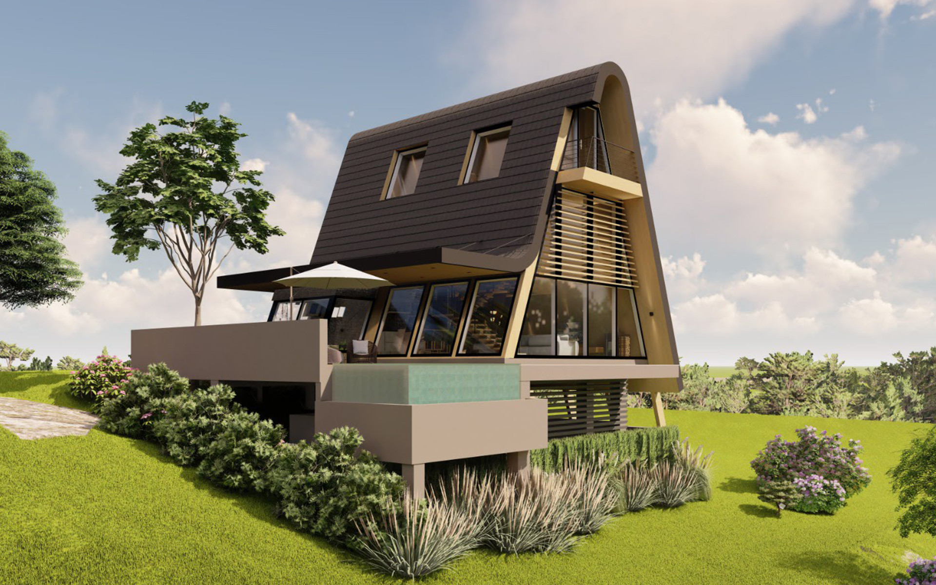 MOZZAFFIATO: A hybrid structure combining Glulam and steel